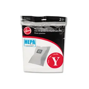 Hepa Y Vacuum Replacement Filter/filtration Bag, 2/pack