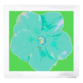 Hibiscus Colony 18x18 Acrylic Tray