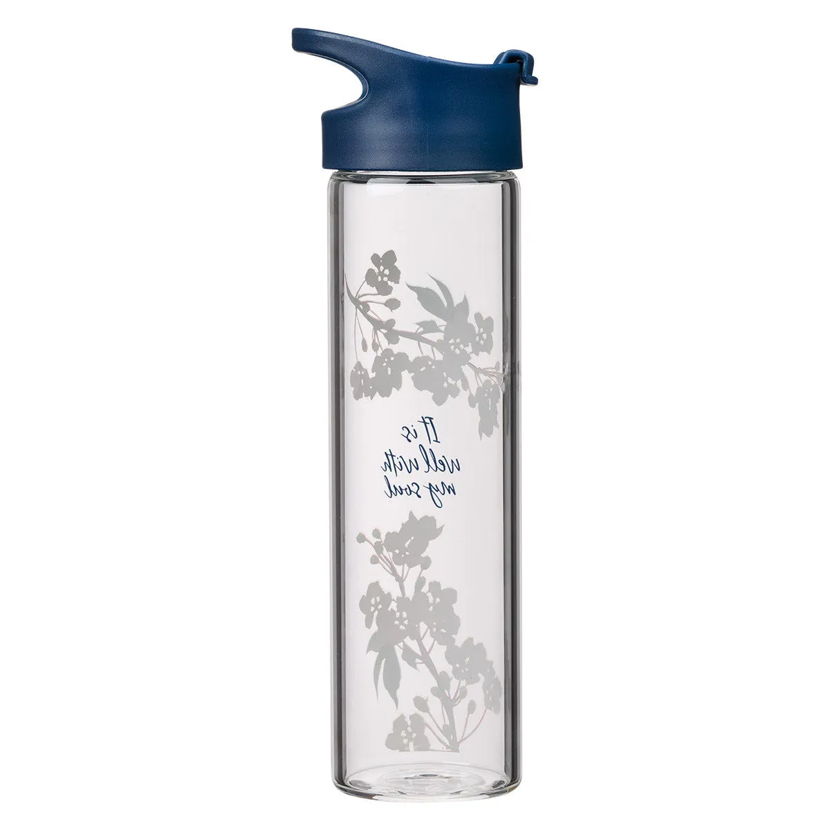 It Is Well Glass Water Bottle WBT142