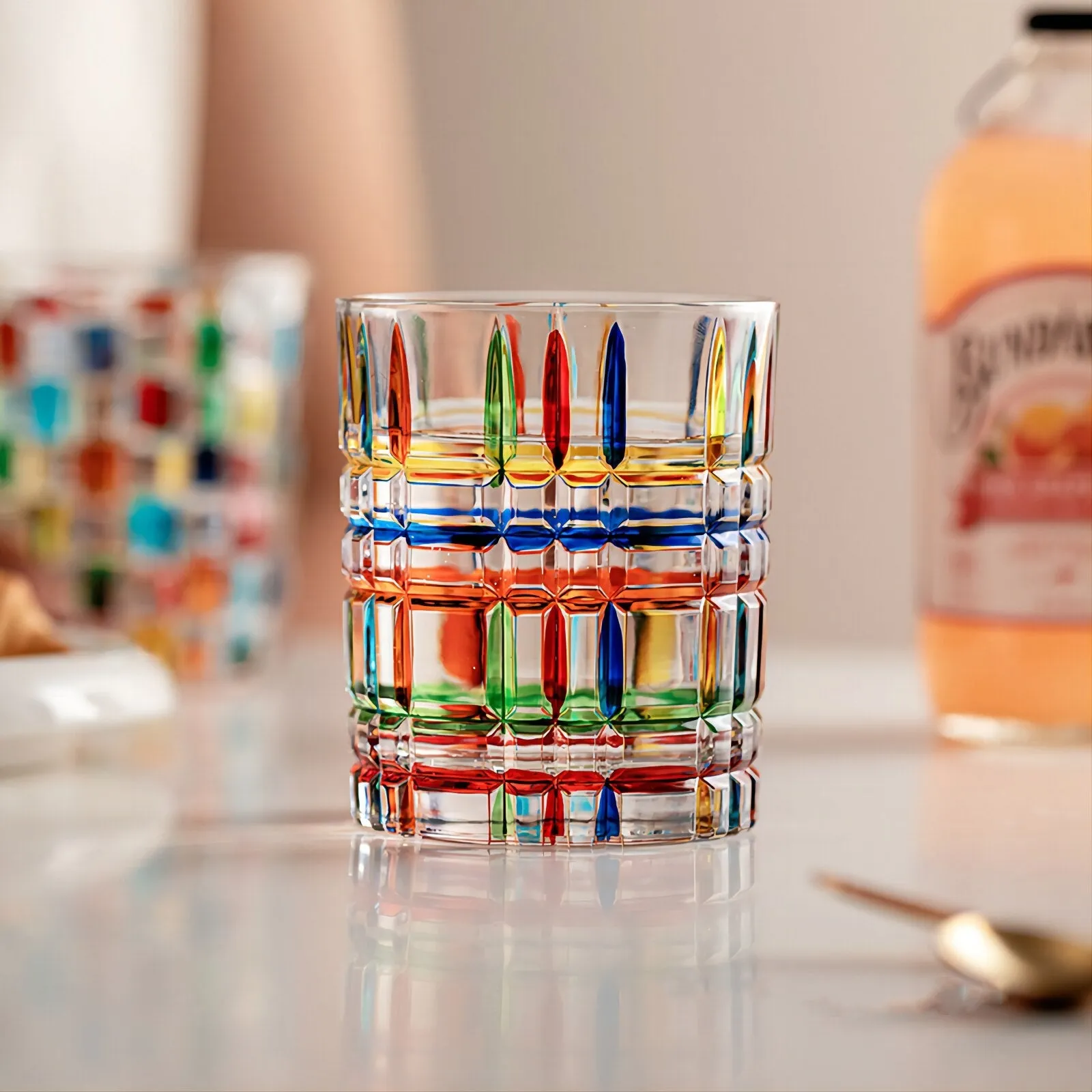 Italy Crystal Color Whiskey Cup