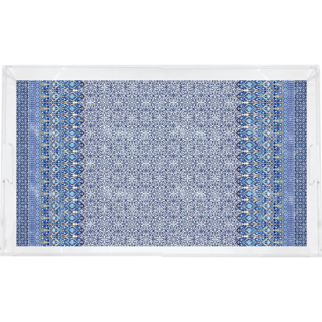 IZNIK CLASSIC 22.5"X14.5" ACRYLIC TRAY