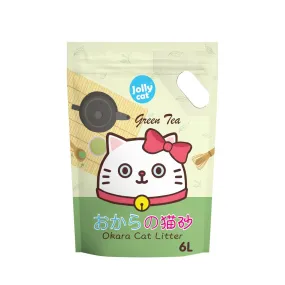 Jollycat Okara Tofu Cat Litter Green Tea 6L