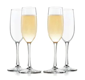 kaqer Crystal Wine Glass Red or White Wine Compatible as Champagne Glass with Stem Stylish and Unique Wine Glass (4)