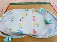 KICKS AND CRAWL Baby Space Explorer with Mosquito Net / Baby Bed