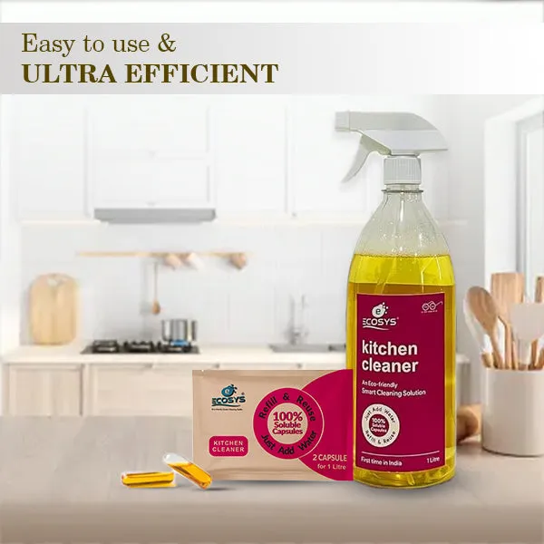 Kitchen Cleaner with Herbal fragrance | Degreaser | 2-in-1 action formula