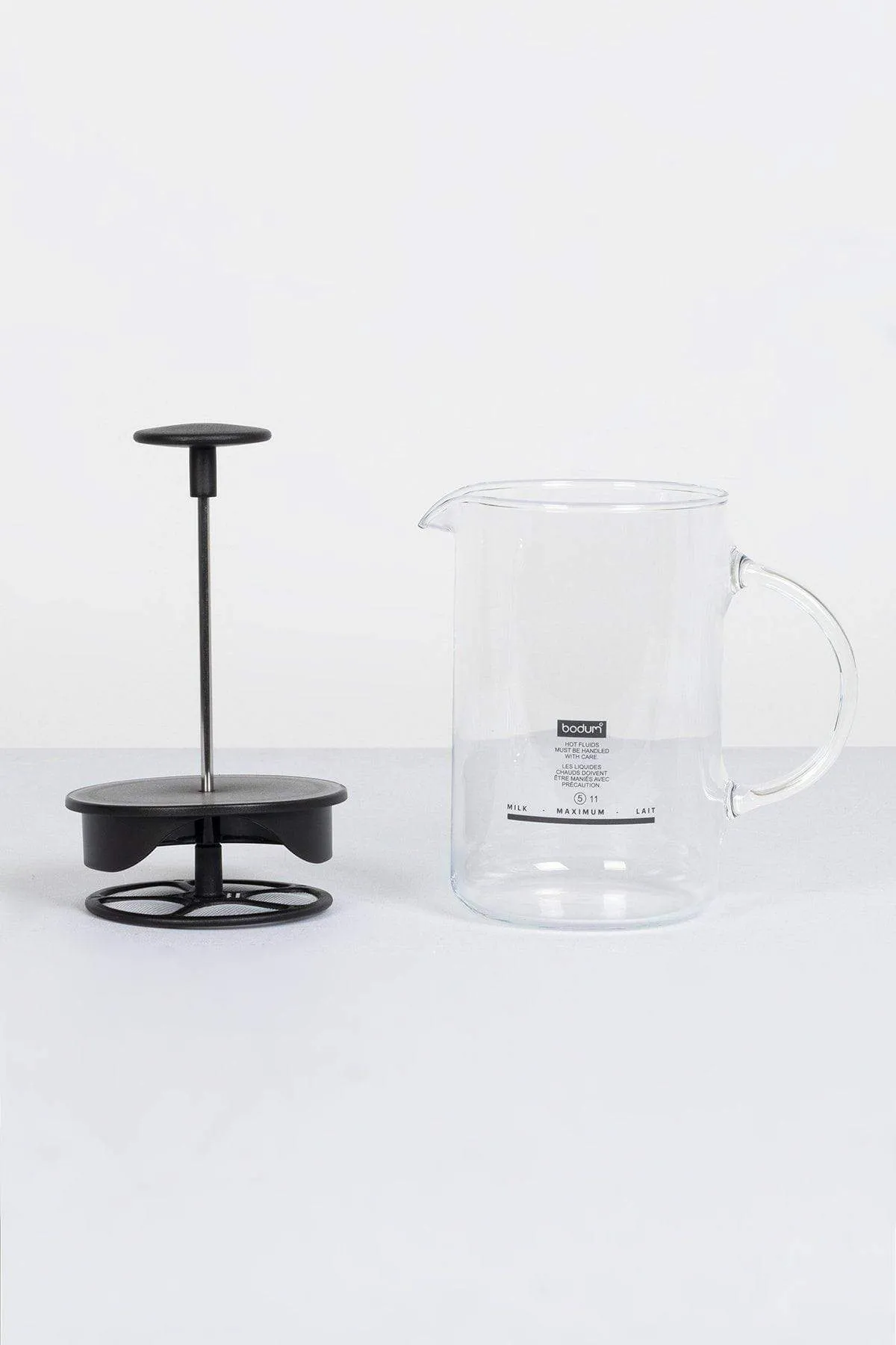 Latteo Milk Frother with Glass Handle