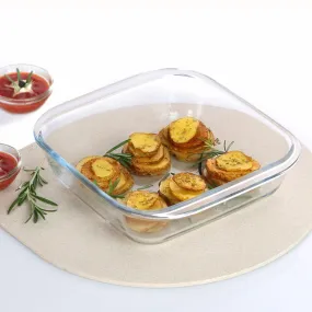 Laura Square Glass Baking Dish, 1100ml