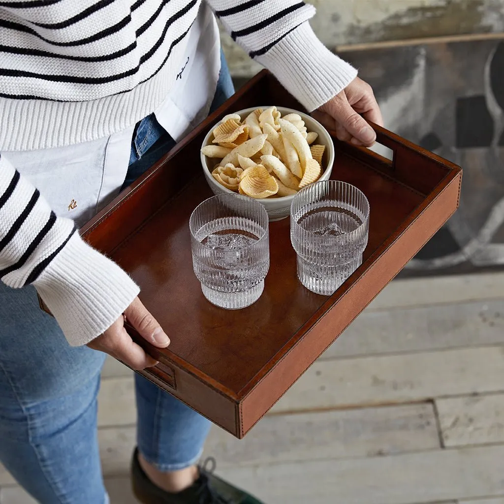 Leather Coffee Tray