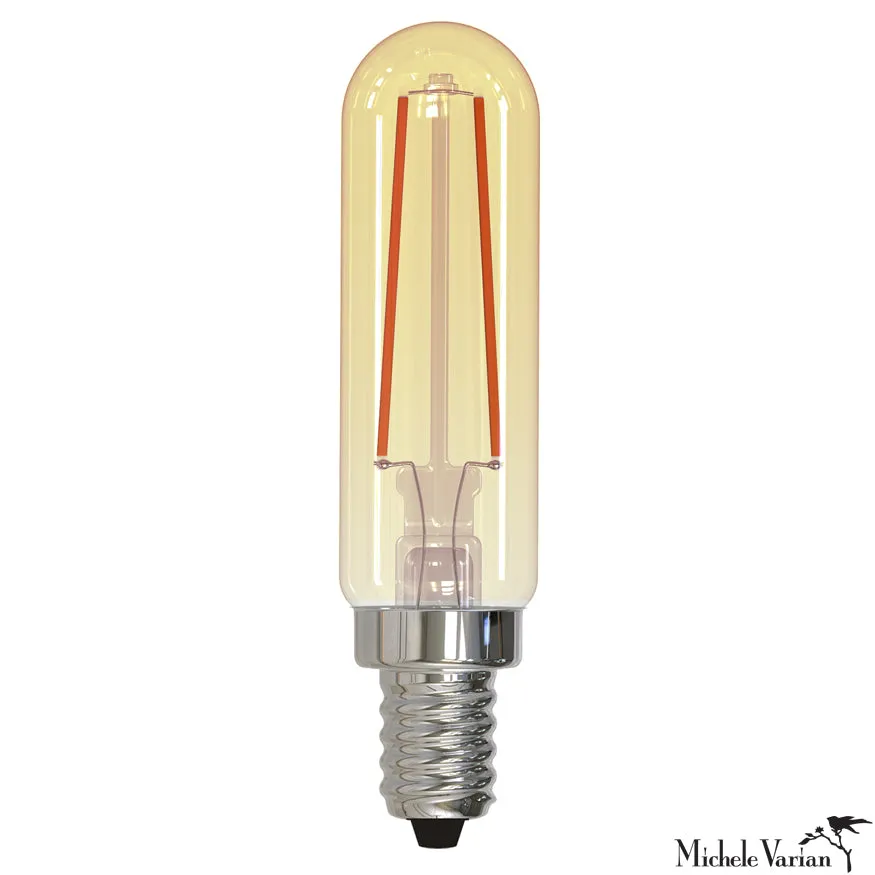 LED Bulb | E12 Base | T6 Amber | 2.5W | 3000k