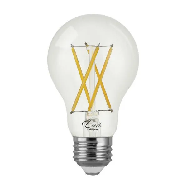 LED Filament Bulb - A19 Vintage - 7 Watt - Clear - 2700K - 800 Lumens