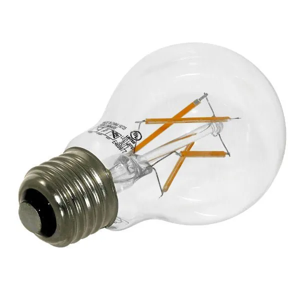 LED Filament Bulb - A19 Vintage - 7 Watt - Clear - 2700K - 800 Lumens