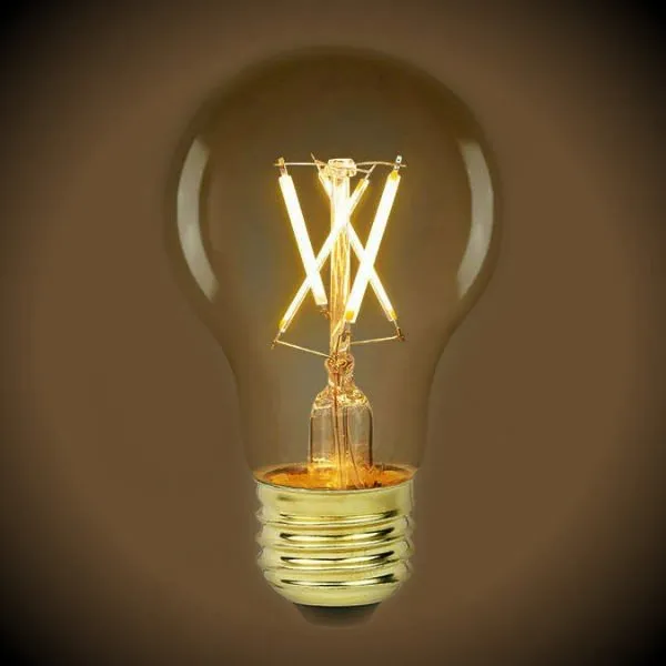 LED Filament Bulb - A19 Vintage - 7 Watt - Clear - 2700K - 800 Lumens