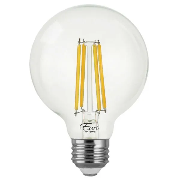 LED Filament Edison Globe Bulb - G25 Vintage - 7 Watt - Clear - 2700K