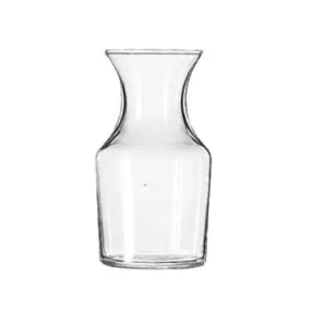 Libbey 719 Carafe, 8-1/2 oz. rim full (6 oz. to the neck), Safedger rim guarantee, glass (H