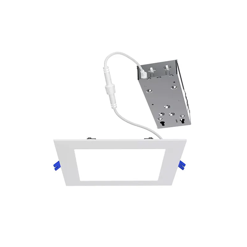 Lightolier FD3SSLMZ10SCTUW 3" LED Square Flat Downlight, Lumen & 5CCT Selectable, UNV