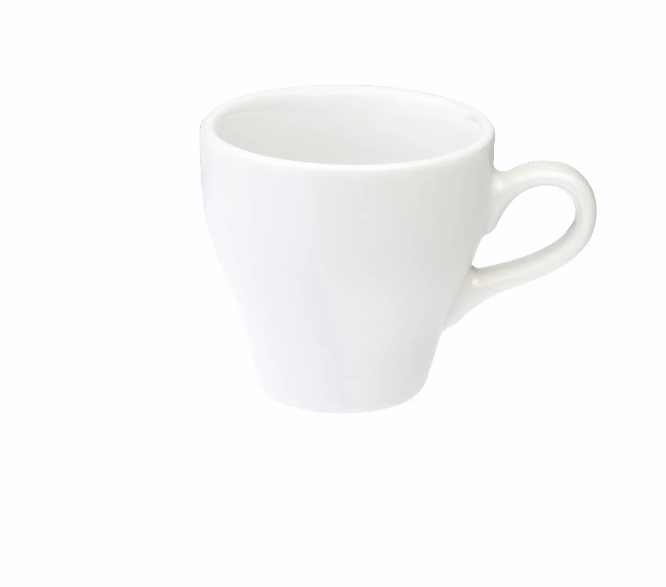 Loveramics Tulip Style Latte Cup & Saucer - White (9.5oz/280ml)