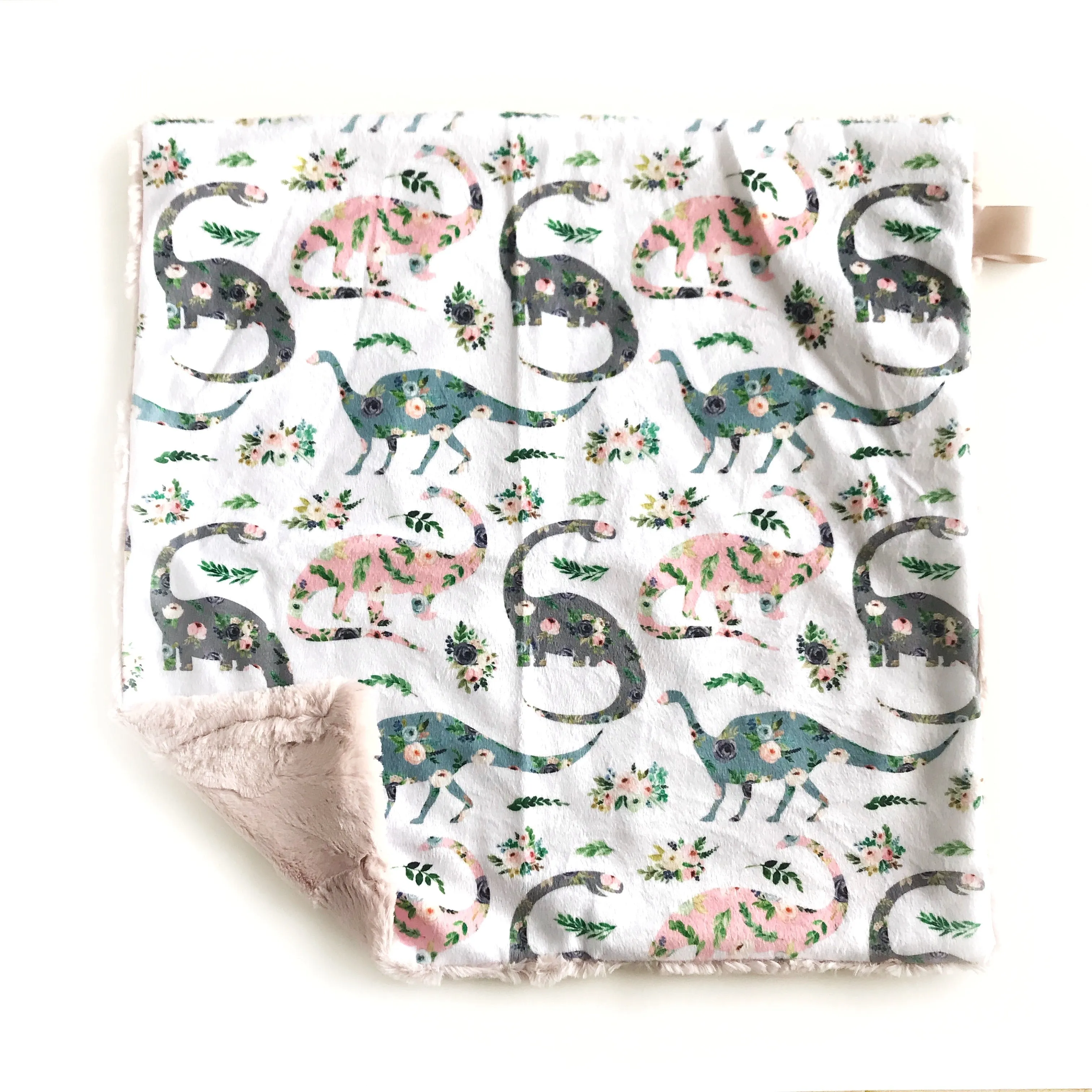 Lovey Blanket - Floral Dino’s