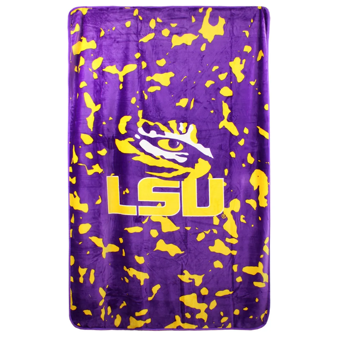 LSU Tigers Throw Blanket, 84" x 54"