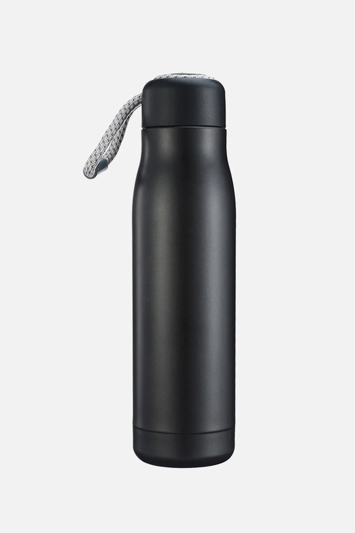 Matte Black Stainless Steel Thermos Bottle - S24 - BT0007R