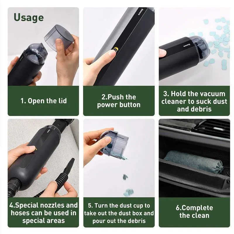 Mini Cordless Car Vacuum Cleaner