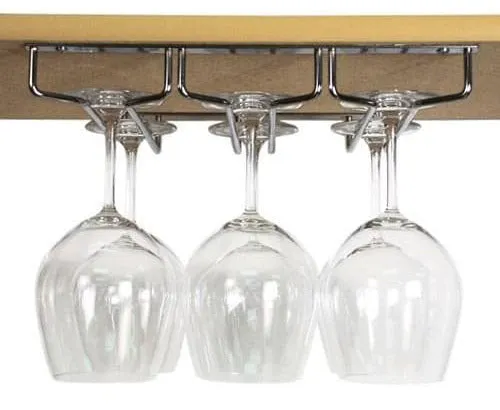 Mounted Stemware Holder - Chrome