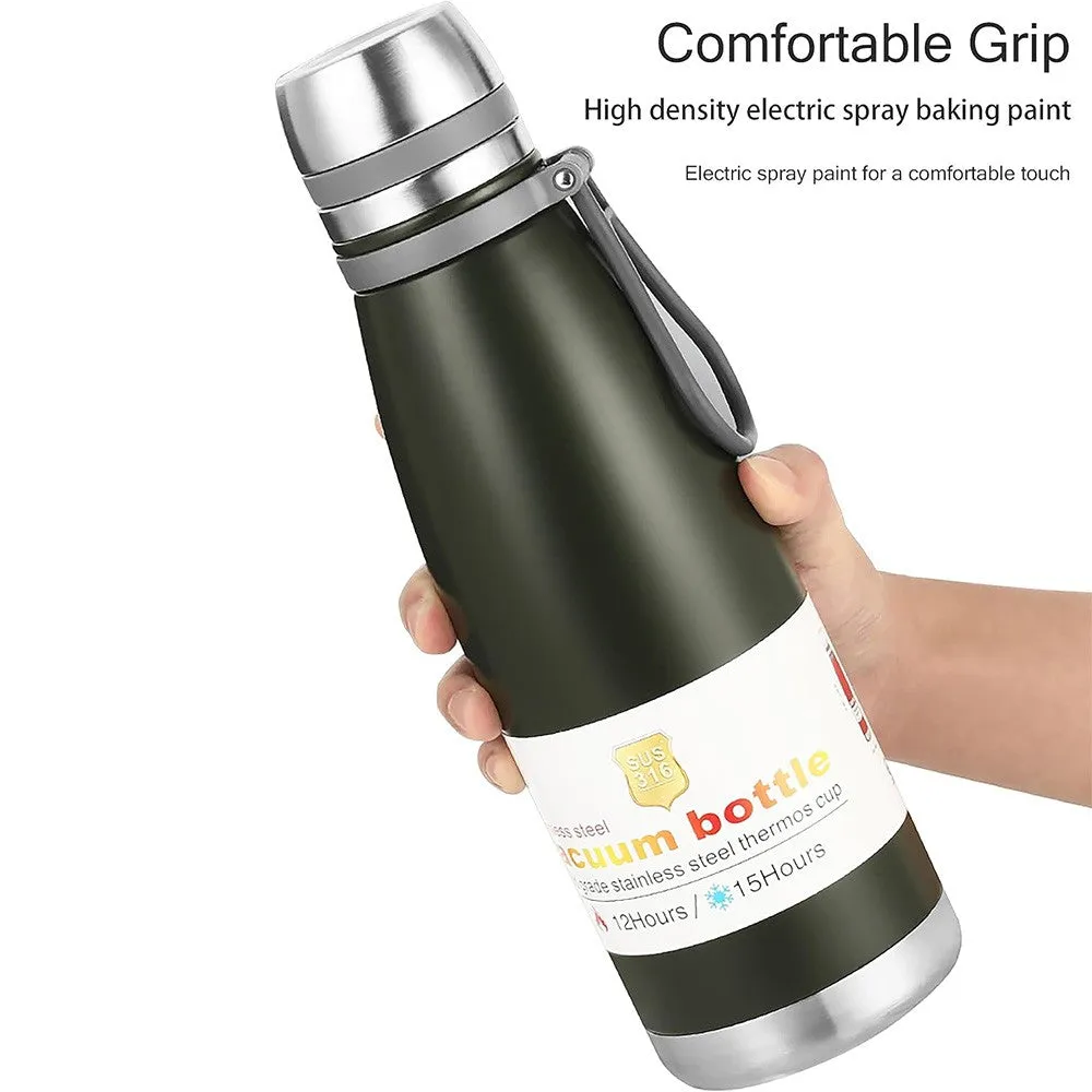 (Net) 850ml Vacuum Insulated Stainless Steel Thermos - Ideal for Hot or Cold Beverages / 678917