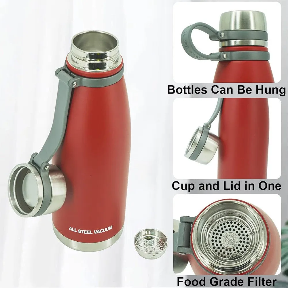 (Net) 850ml Vacuum Insulated Stainless Steel Thermos - Ideal for Hot or Cold Beverages / 678917