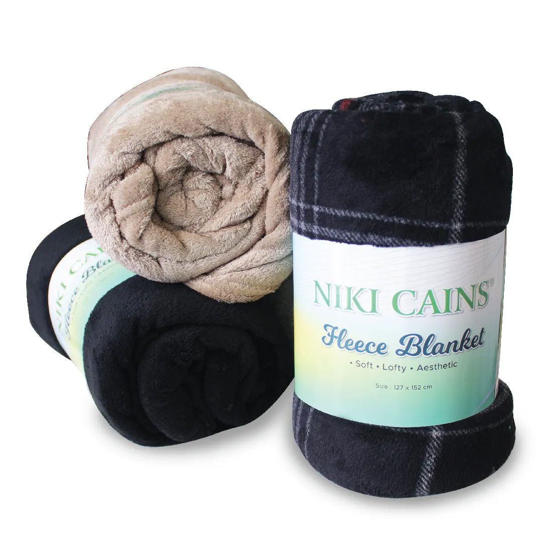 Niki Cains Ardin Fleece Blanket