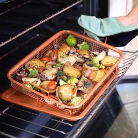 Non-stick Baking Dish Basket Grill