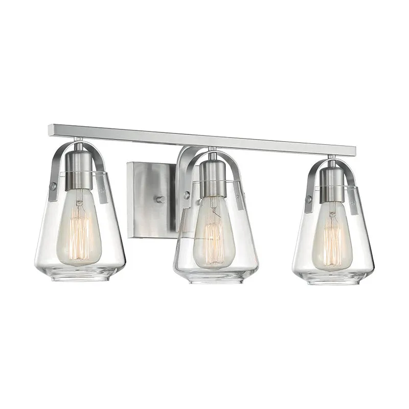 Nuvo Skybridge 3-lt 23" Vanity Light