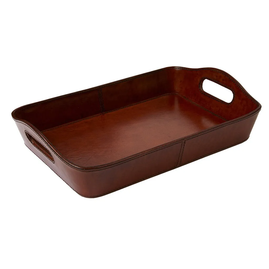 Oblong Tray, Small Curved Handle