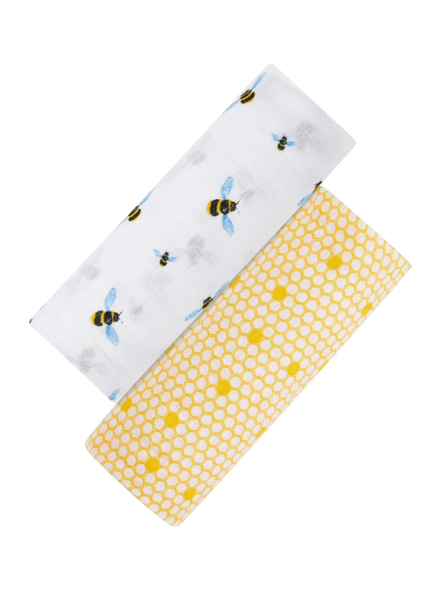 Organic Swaddle Set - Busy Bees (Bee & Hive)