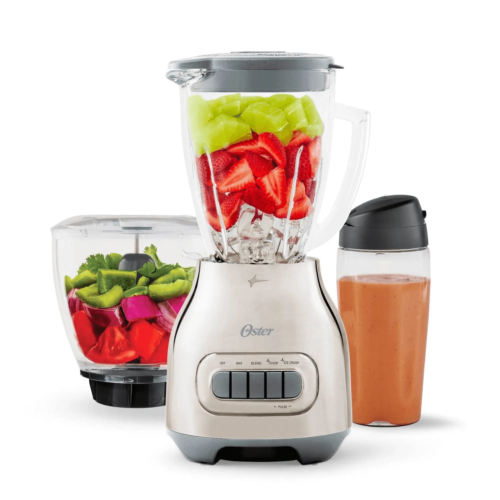 Oster 3-in-1 Kitchen Set with 5-Speed Blender/Food Chopper/To-Go