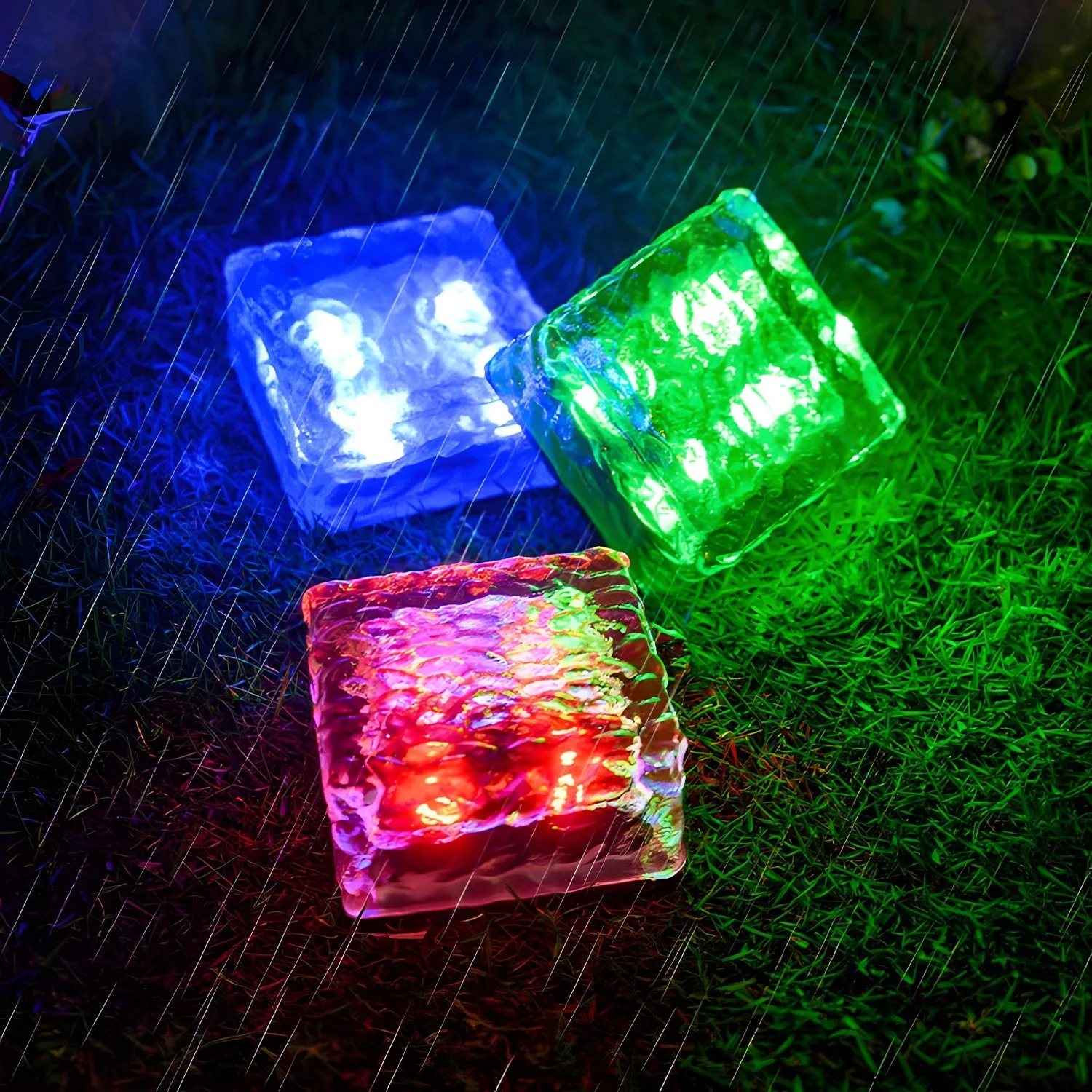 Outdoor Solar Lights for Yard Glow Garden Decor 6-pack