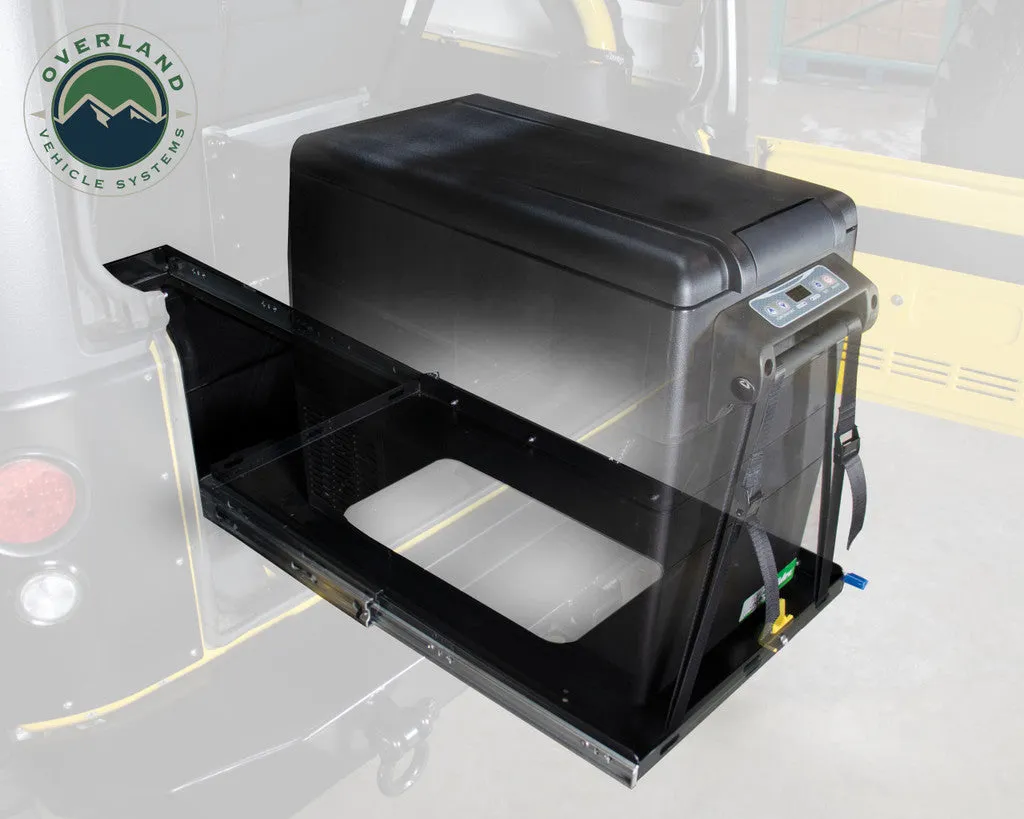 Overland Vehicle Systems Refrigerator Tray With Slide and Tilt - Size  Small