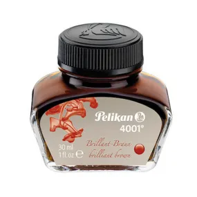 Pelikan 4001 Fountain Pen Ink - Brilliant Brown