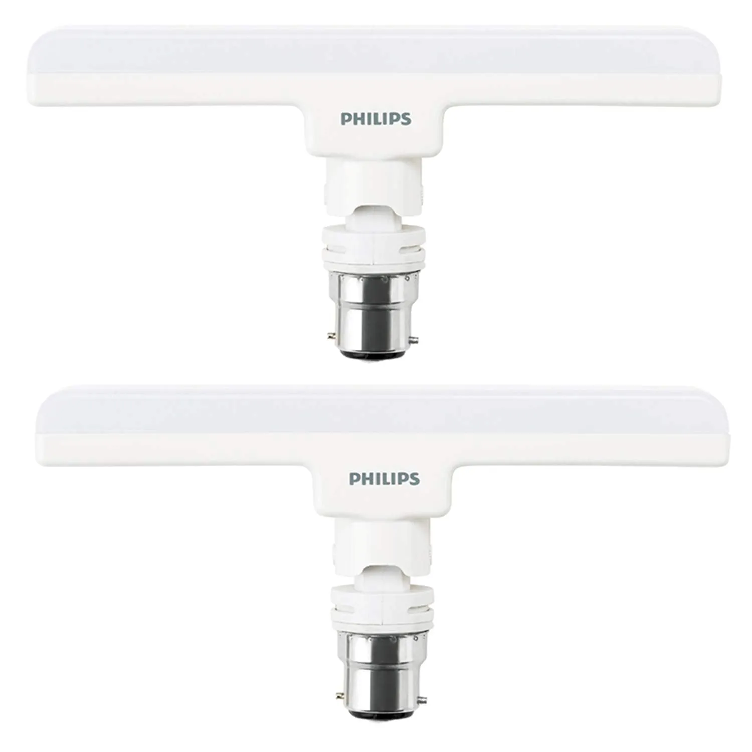 Philips T Bulb 10 Watt LED Bulb, Base B22 (Cool Daylight, Pack of 2)