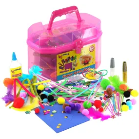 Pink Kids Super Craft Carry Case