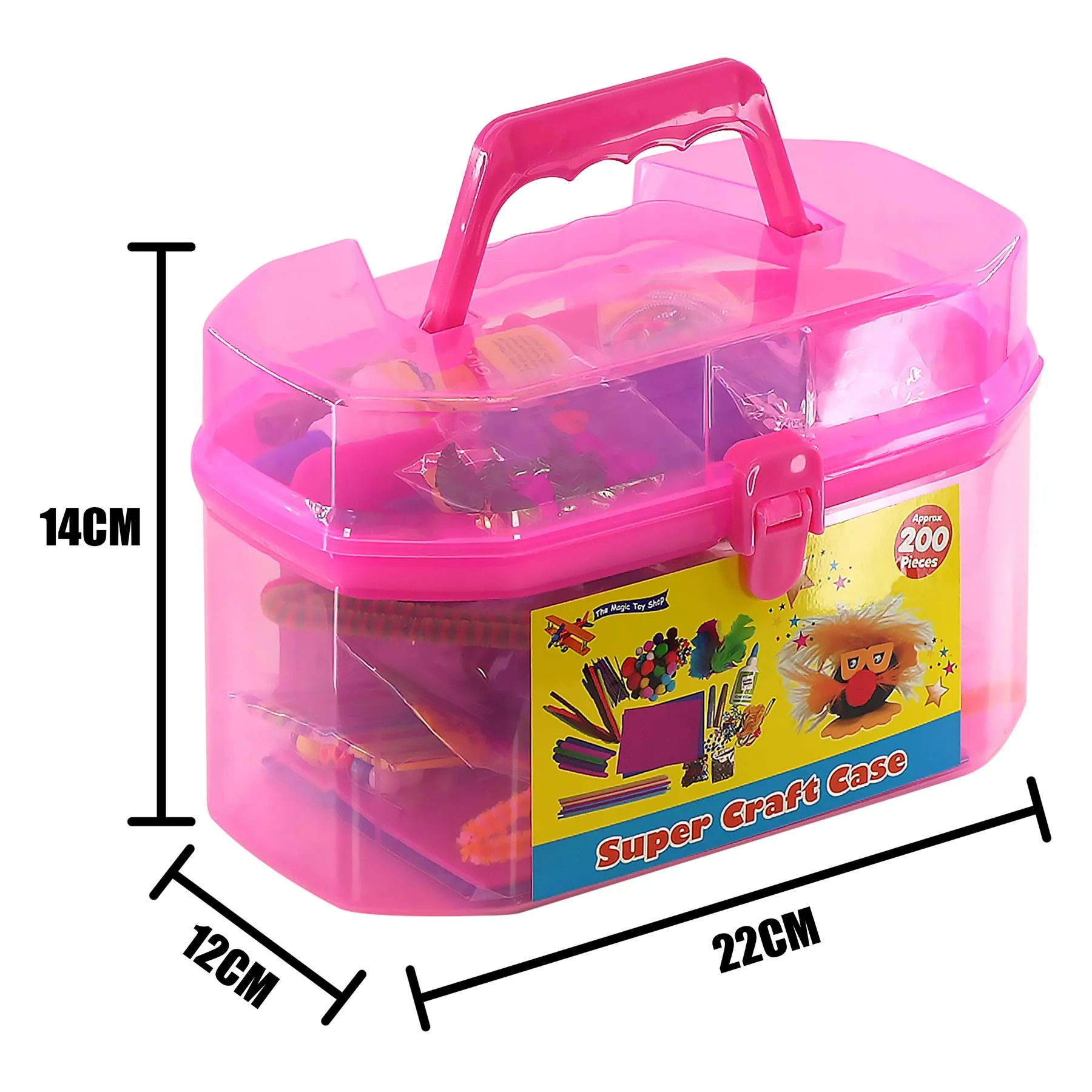 Pink Kids Super Craft Carry Case