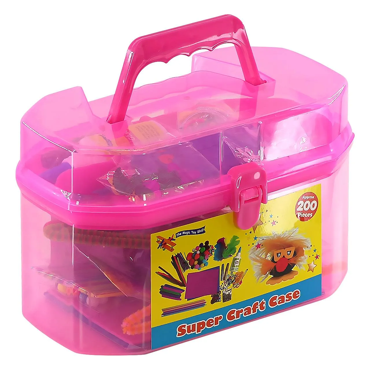 Pink Kids Super Craft Carry Case