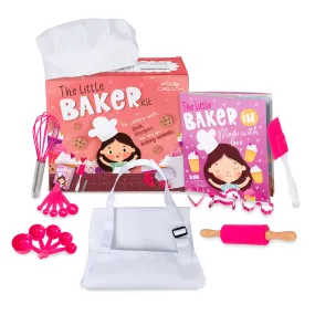 Pixie Crush The Little Baker Kit Mini Baking Set for Kids - DIY Cooking Kit Includes Chef