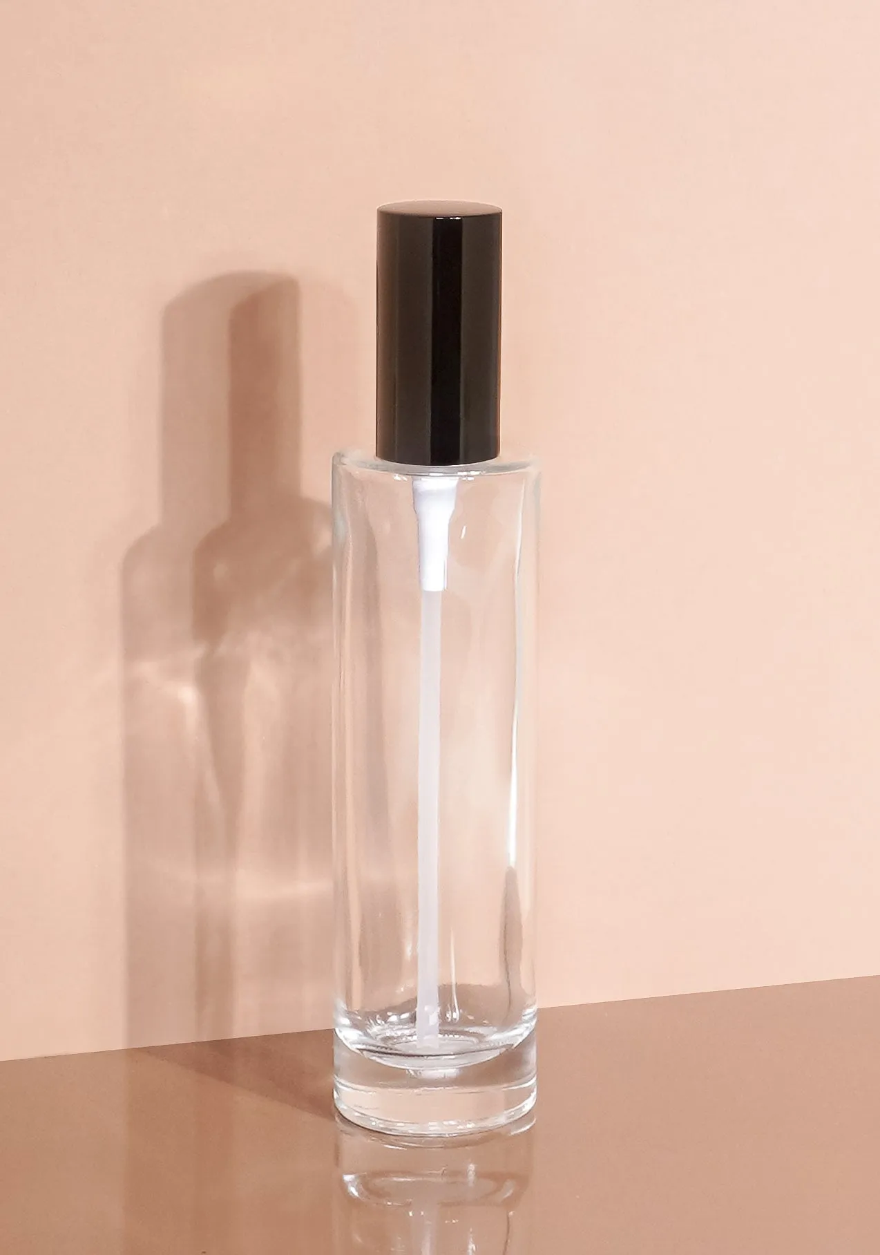 Princi Glass Bottle | Clear | Spray Cap