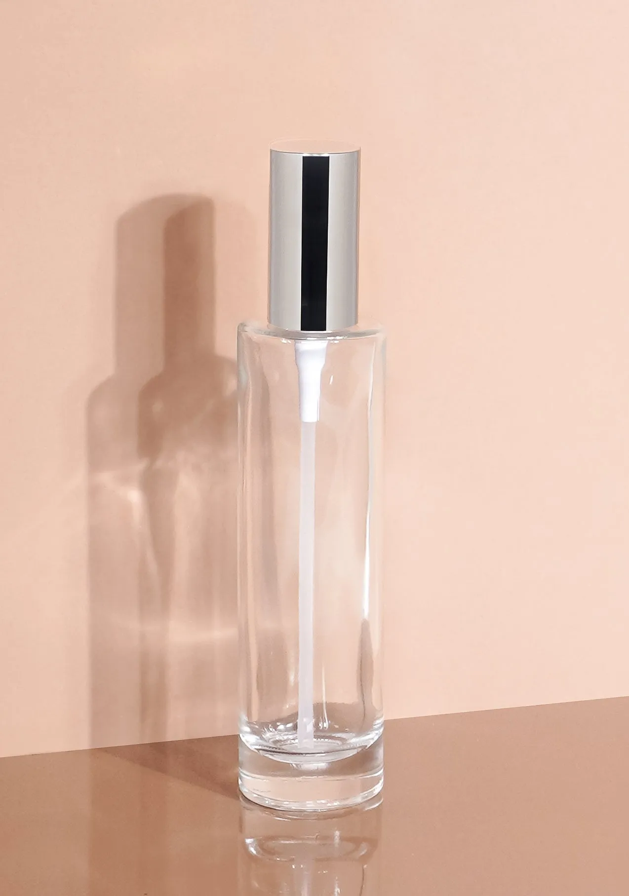 Princi Glass Bottle | Clear | Spray Cap