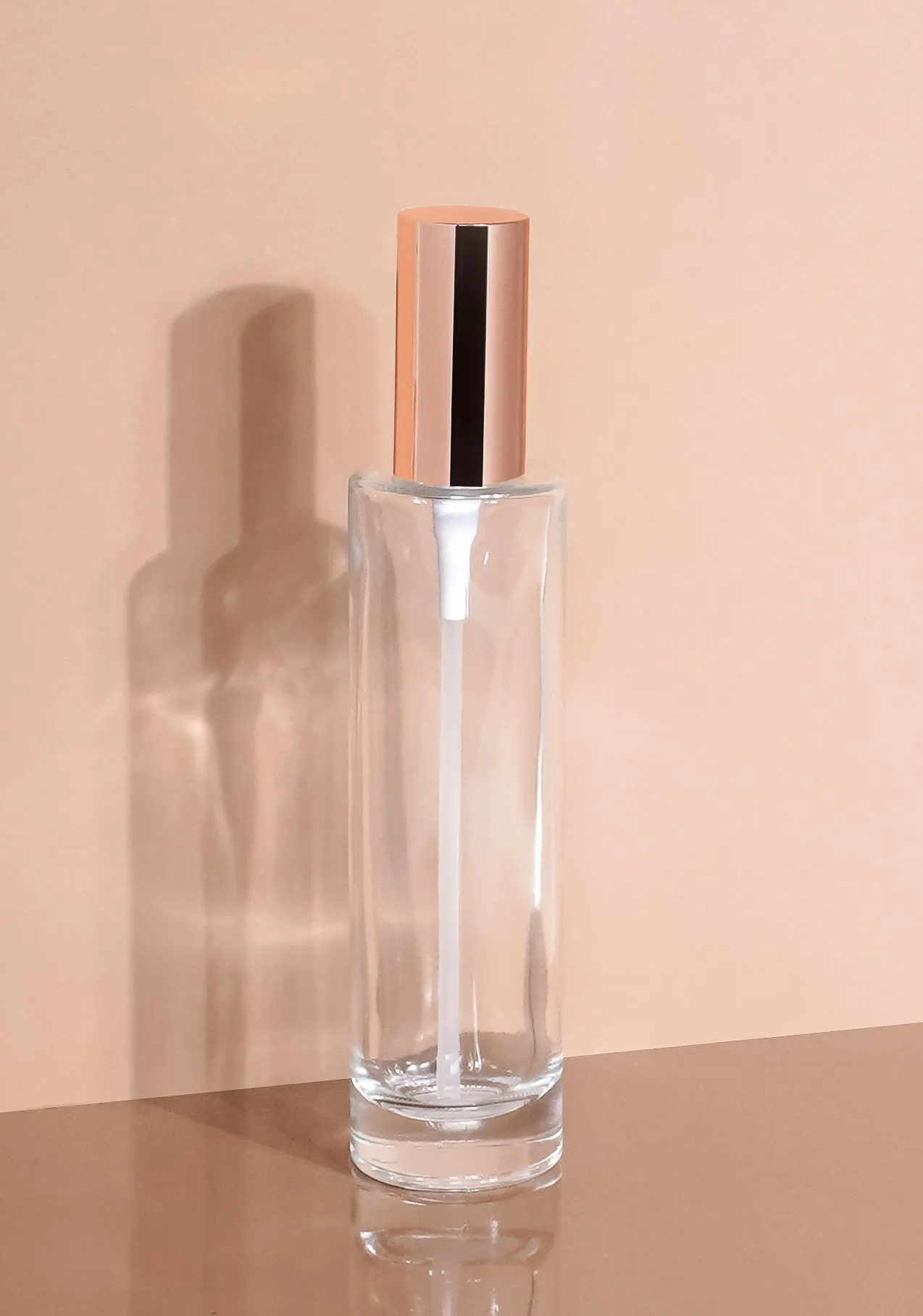 Princi Glass Bottle | Clear | Spray Cap