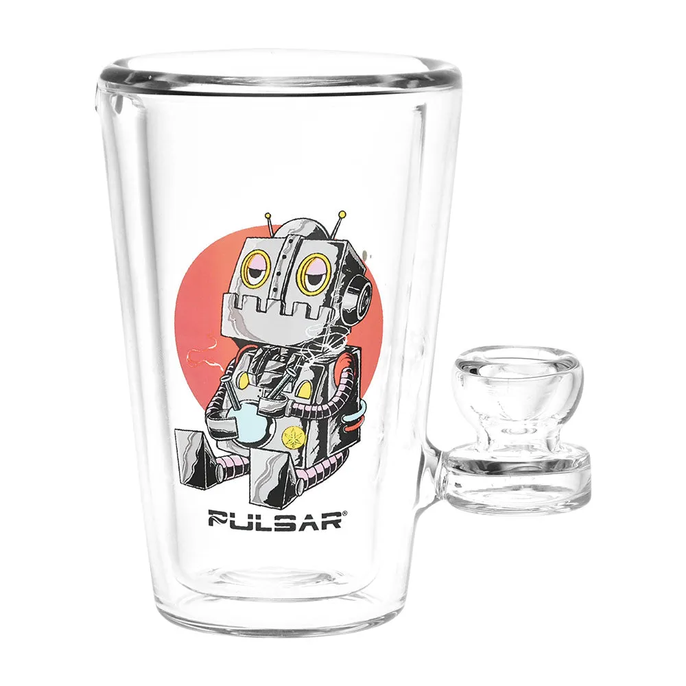 Pulsar Design Series x Drinkable Series | Glass Tumbler Pipe