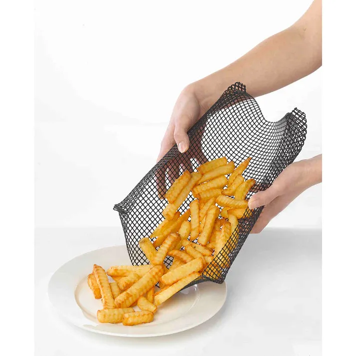 Quickachips Oven Oven Mesh Tray - Black - Large