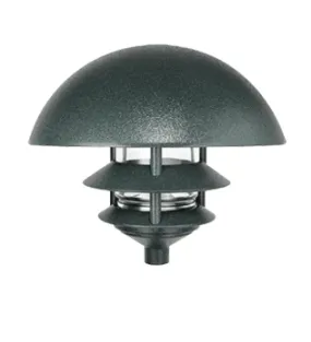 RAB Lighting LLD3VG Verde green 10 inch Dome top 3 tier Path Light 120V