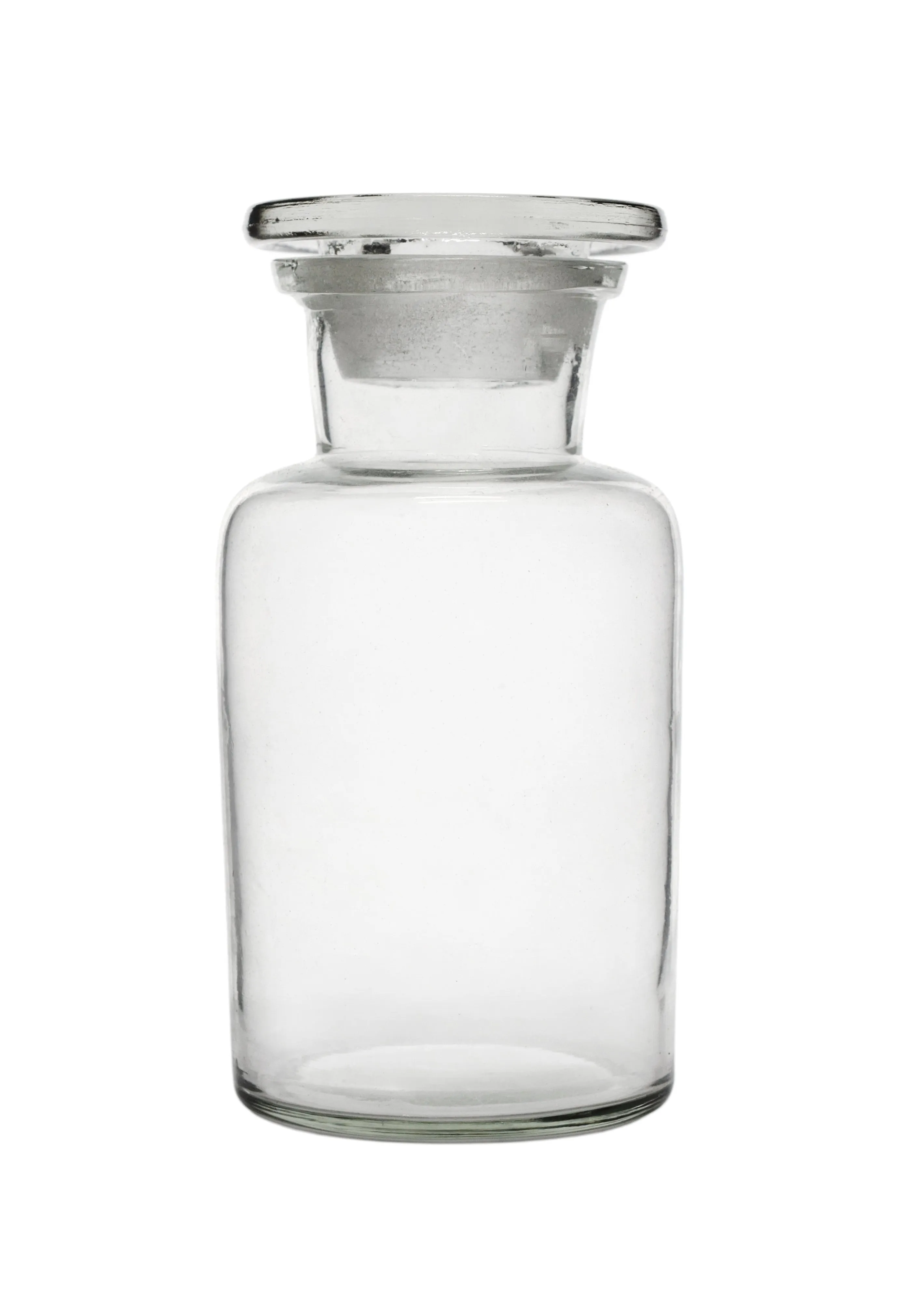 Reagent Bottle, 250ml - Wide Neck - Glass Stopper - Soda Glass