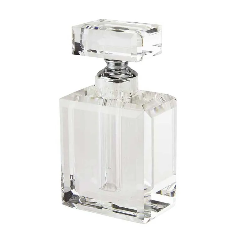 Rectangle Crystal Glass Perfume Bottle