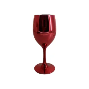 Red Glass Tumbler 17.5x6cm Wine Red XGL2575